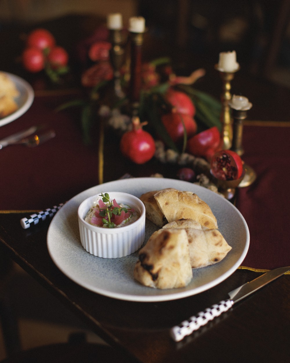 Füstös padlizsánkrém