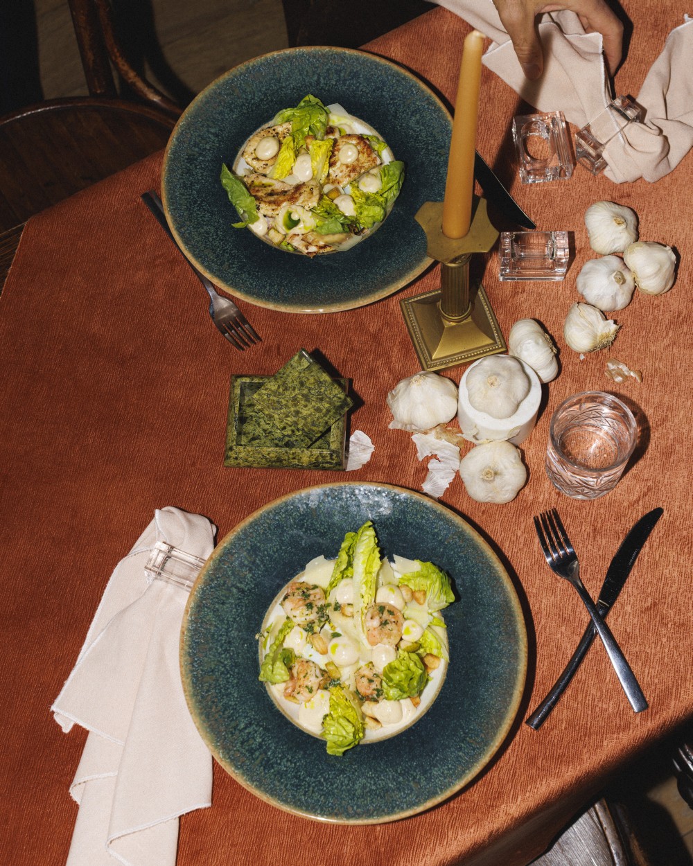 Hadik Cézár saláta krémes tojássárgájával