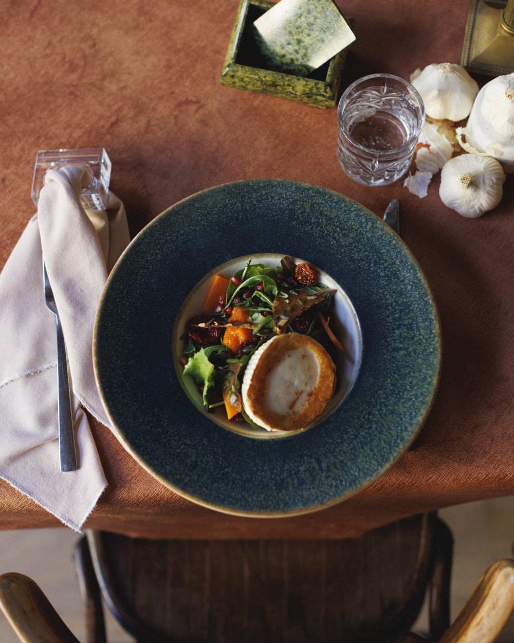 Sült sütőtök-saláta